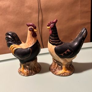 Sakura China Salt and Pepper Shakers